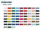 Colorstar logomat kleurenkaart