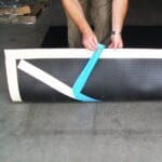 Anchor safe heftruck mat bevestigen met tape