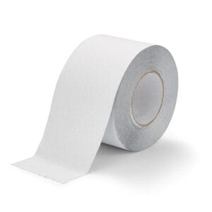 Antisliptape. Kleur: wit. Breedte: 100 mm (10 cm).