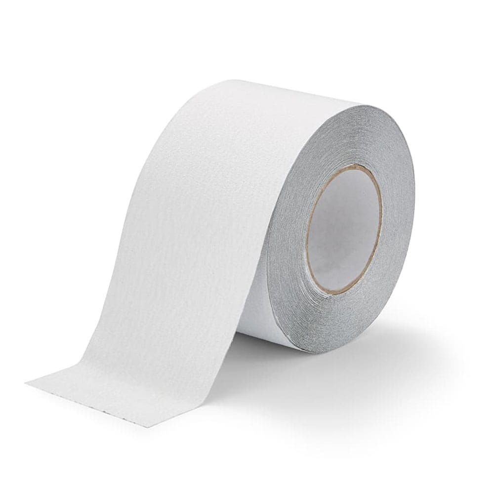 Antisliptape. Kleur: wit. Breedte: 100 mm (10 cm).