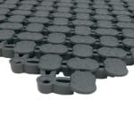 Close up van een Lagune Antislipmat. Uitvoering op de foto: Donkergrijs.